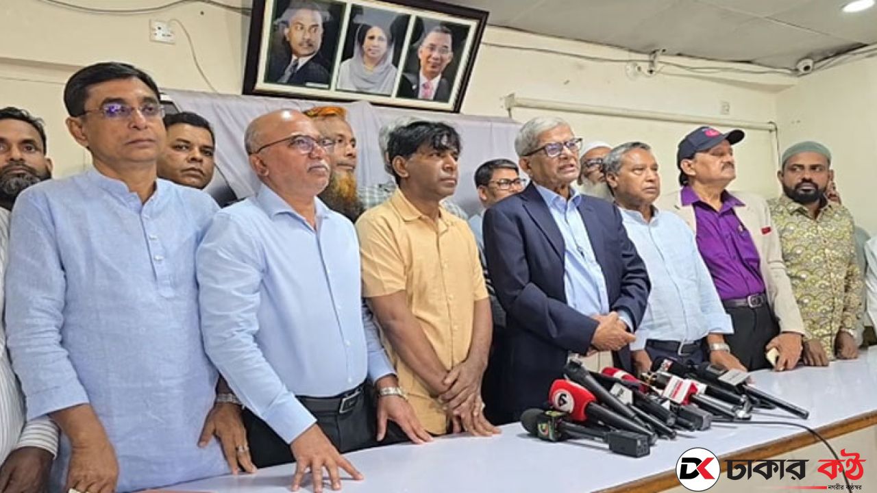 নতুন বাংলাদেশের জন্য কাজ করছে বিএনপি সরকার: মির্জা ফখরুল