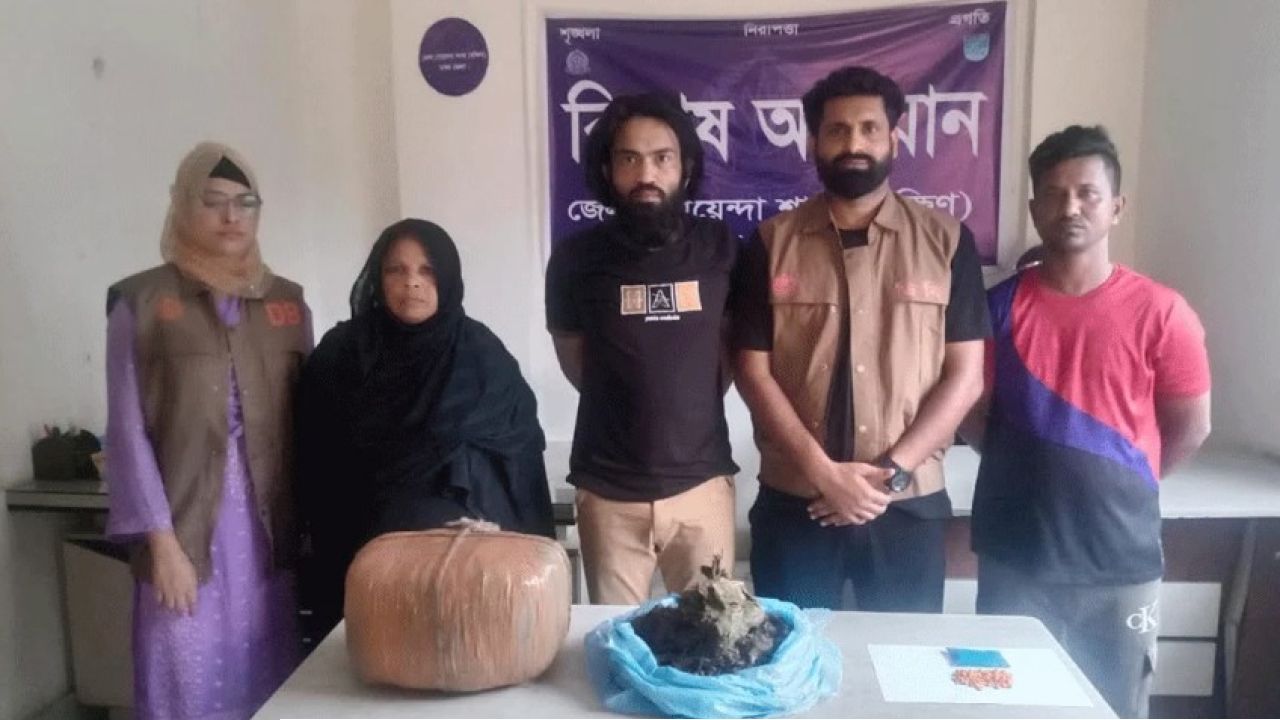 কেরানীগঞ্জে ইয়াবা-গাঁজাসহ তিন জন গ্রেফতার