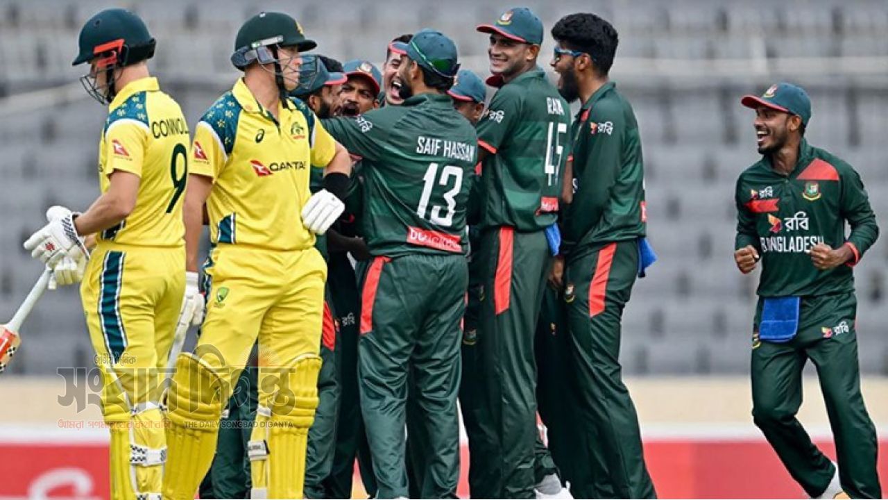 অস্ট্রেলিয়াকে প্রথমবার সিরিজ হারিয়ে ইতিহাস গড়ল বাংলাদেশ