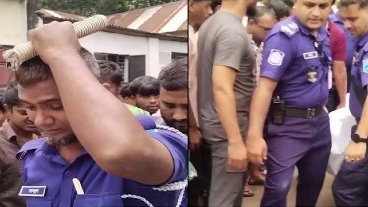 দুর্ঘটনাস্থলে গিয়ে স্তব্ধ পুলিশ বাবা, উদ্ধার করতে যাওয়া মরদেহ নিজের সন্তানের