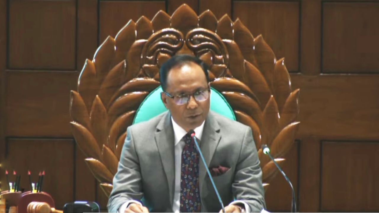 স্পিকারের দায়িত্বে কায়সার কামাল