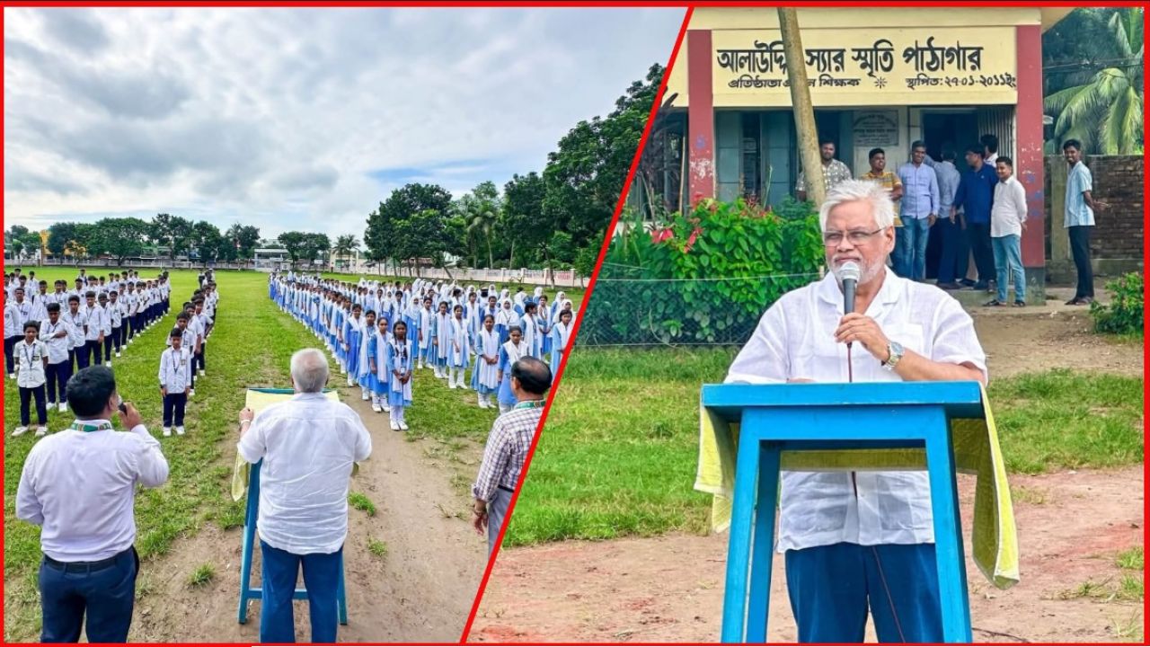 আকস্মিক স্কুল পরিদর্শনে আমান উল্লাহ আমান; শিক্ষার্থীদের দিলেন প্রধানমন্ত্রীর বার্তা