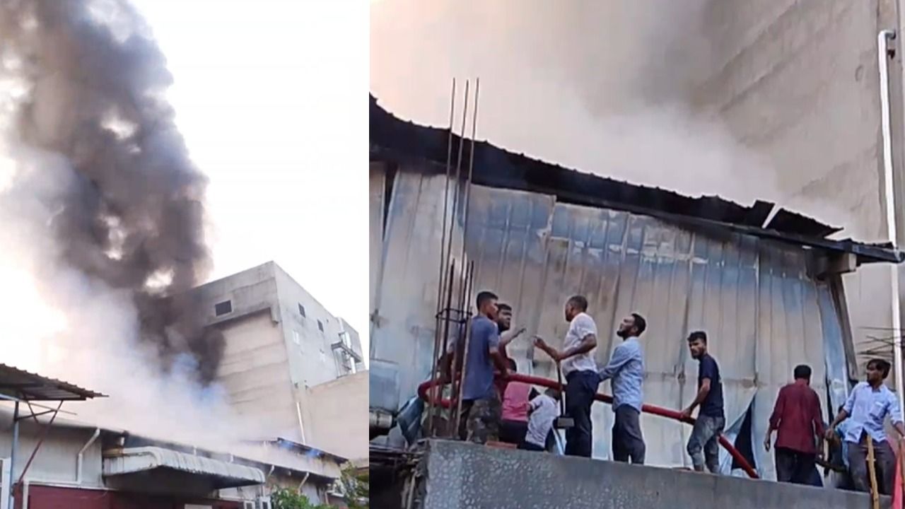 ইবনে সিনার ওষুধ কারখানায় আগুন, ধোঁয়ায় আচ্ছন্ন এলাকা