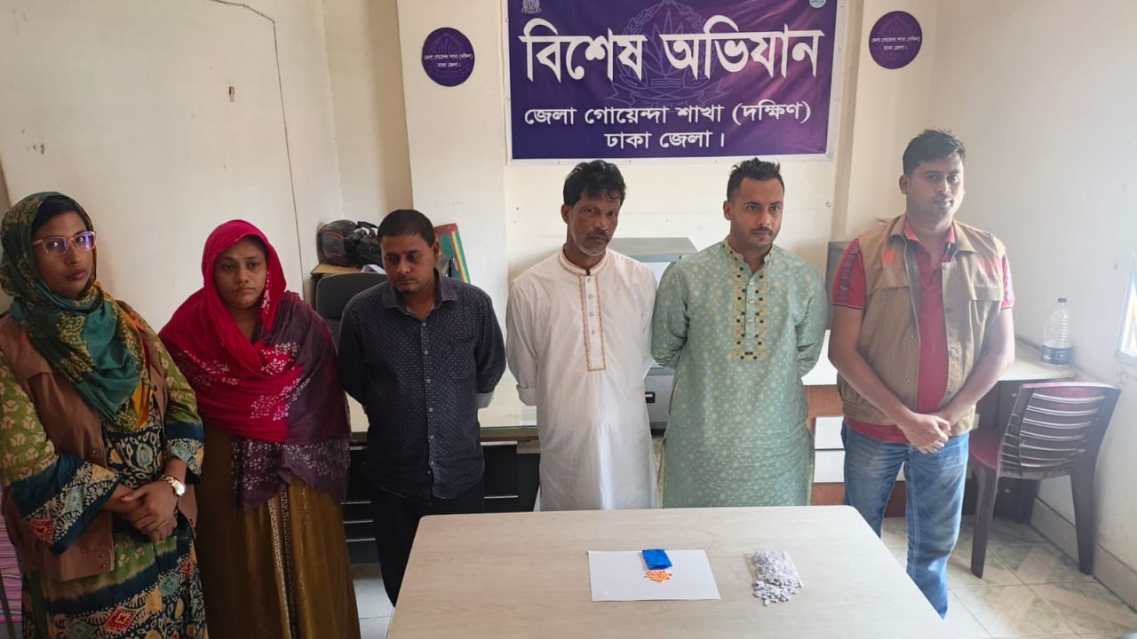 কেরানীগঞ্জে ডিবির পৃথক অভিযান, ইয়াবা-হেরোইনসহ গ্রেপ্তার ৪